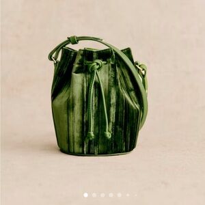 Sezane Farrow Micro Bag-NWT-Green